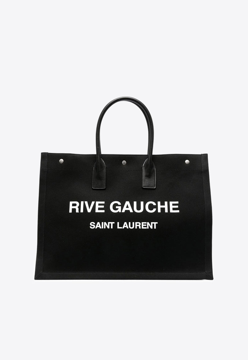 Saint Laurent Large Rive Gauche Tote Bag Black 509415FAAVR_1070