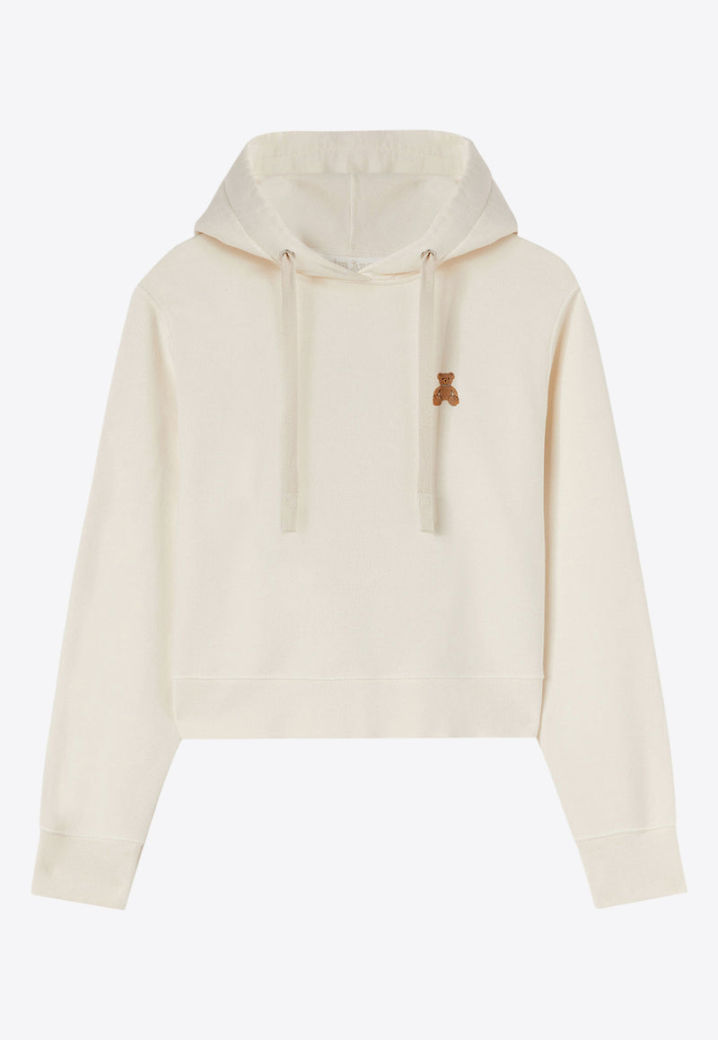 Palm Angels Bear in Mind Hooded Sweatshirt Off-white PWBB075F24FLE001_0360