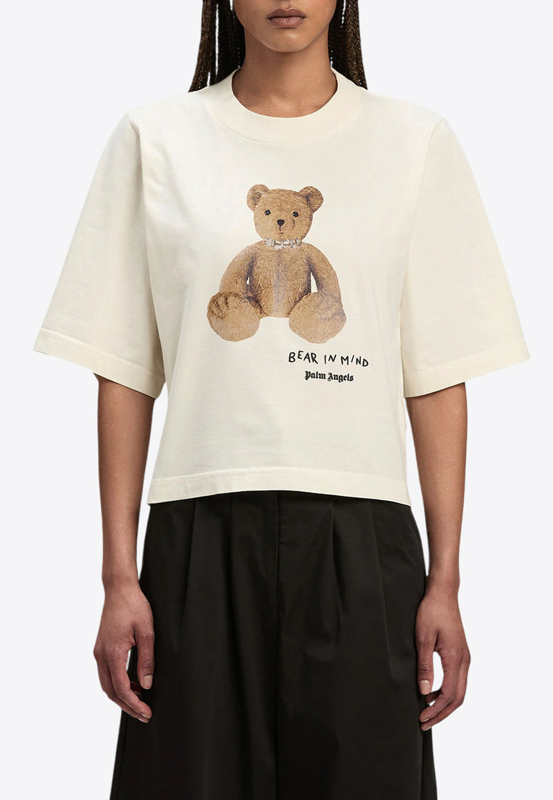 Palm Angels Bear in Mind Boxy T-shirt Off-white PWAA020F24JER008_0360