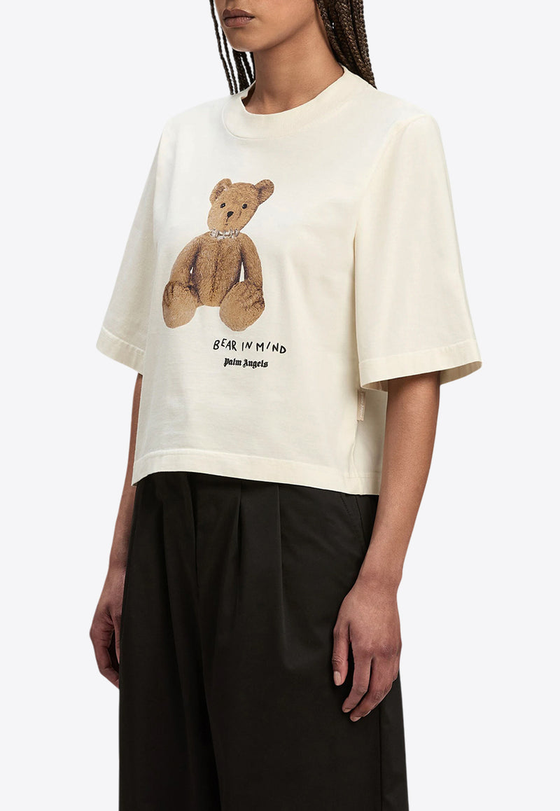 Palm Angels Bear in Mind Boxy T-shirt Off-white PWAA020F24JER008_0360