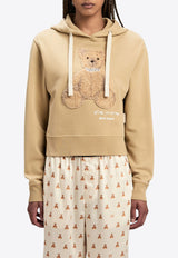 Palm Angels Bear in Mind Hooded Sweatshirt Camel PWBB075F24FLE002_6260