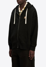 Palm Angels Bear in Mind Zip-Up Hoodie Black PMBE021F24FLE001_1060