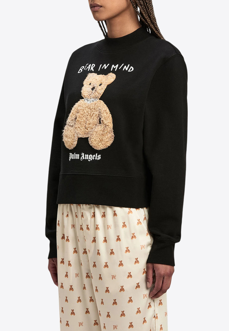 Palm Angels Bear in Mind Sweatshirt Black PWBA016F24FLE007_1060