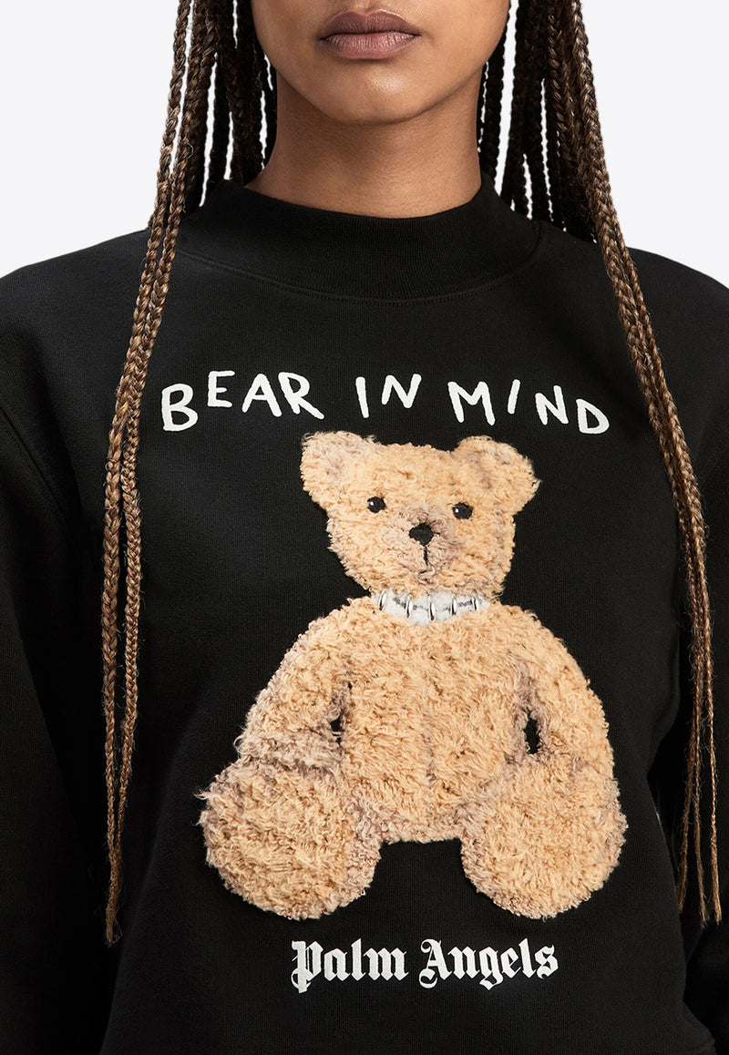 Palm Angels Bear in Mind Sweatshirt Black PWBA016F24FLE007_1060