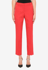 Burberry Wool Tailored Pants Red 8046752P84008/J