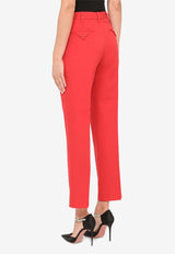 Burberry Wool Tailored Pants Red 8046752P84008/J