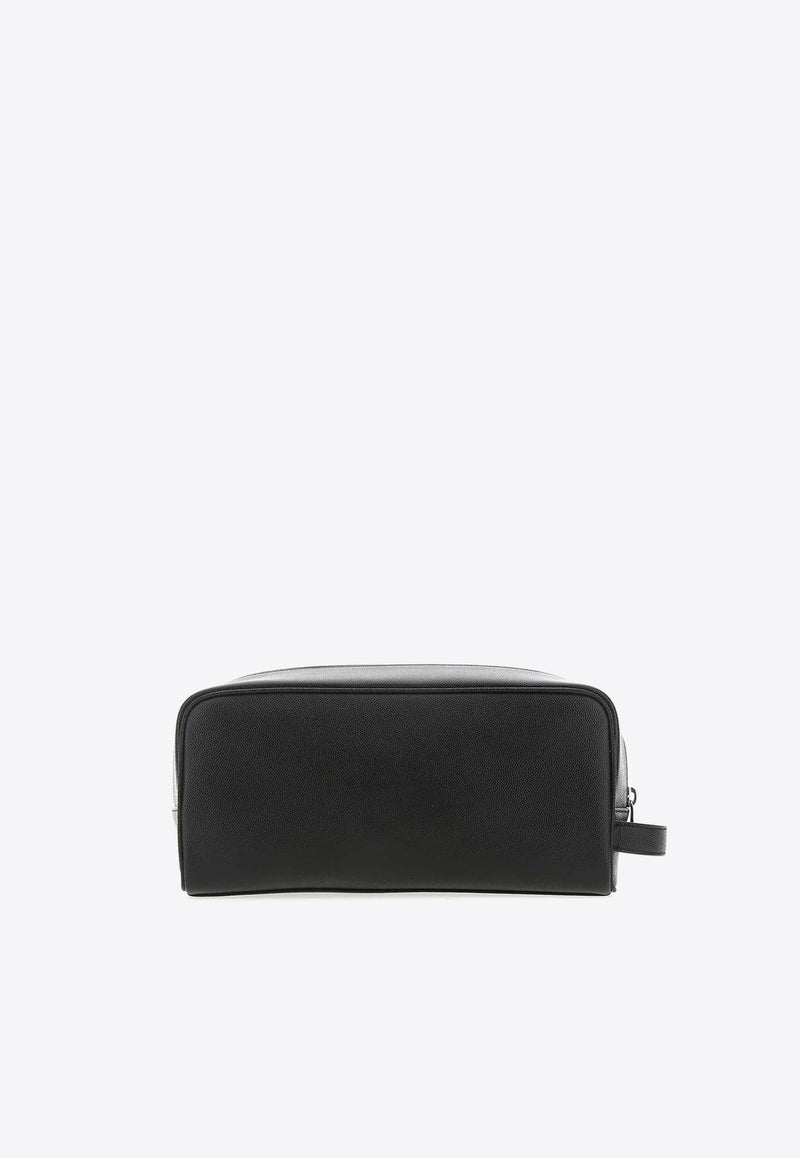 Saint Laurent Logo Stamped Pouch Bag Black 6093471GF0N_1000