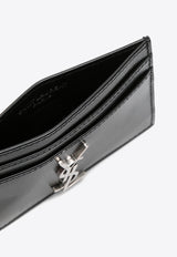 Saint Laurent Cassandre Leather Cardholder Black 4856310SX0E_1000