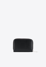 Saint Laurent Cassandre Leather Zipped Wallet Black 5354110SX0E_1000