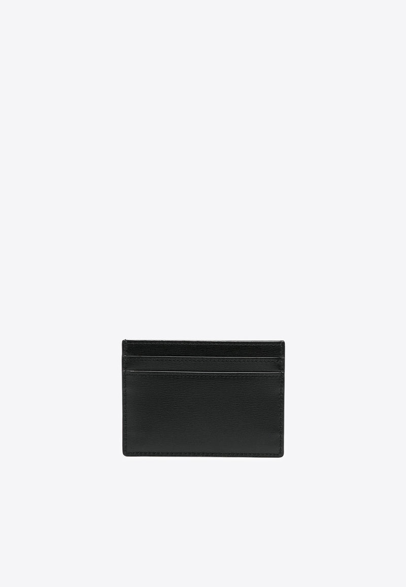 Saint Laurent Cassandre Leather Cardholder Black 60760302G0W_1000