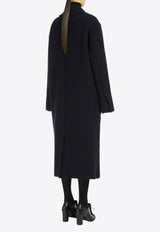 Max Mara Jene Wool-Blend Belted Coat Blue 2421316013650JENE_001