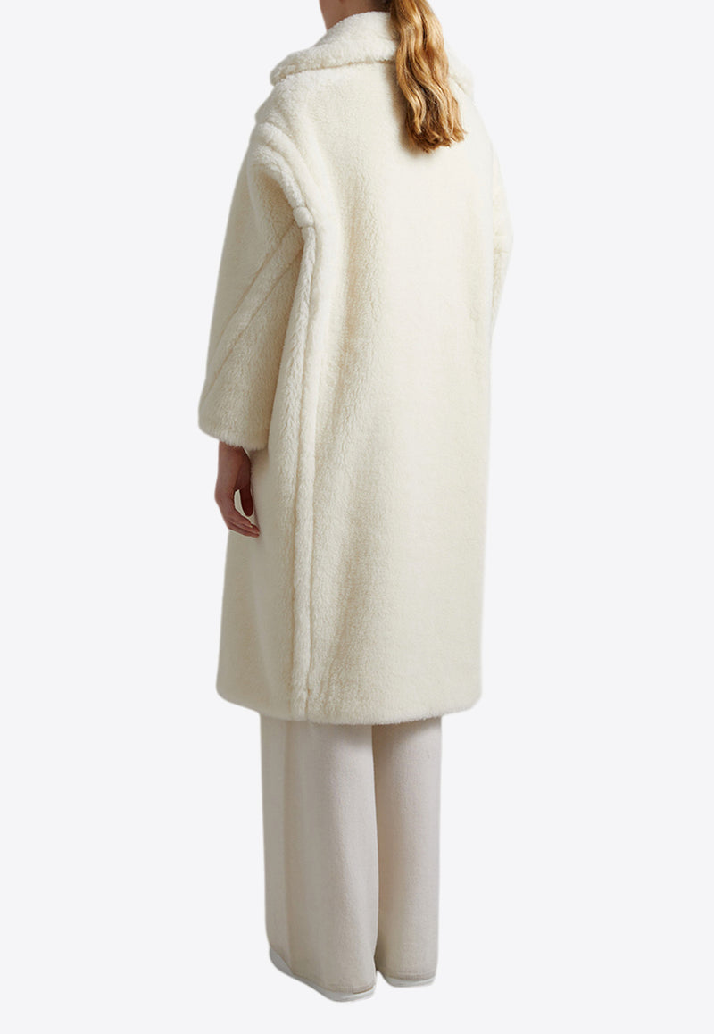 Max Mara Tedgirl Teddy Bear Icon Coat White 2421016042600TEDGIRL_001