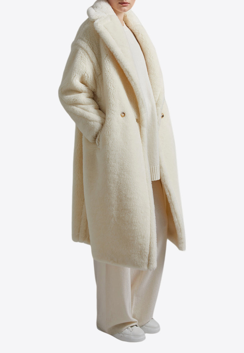 Max Mara Tedgirl Teddy Bear Icon Coat White 2421016042600TEDGIRL_001