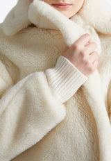 Max Mara Tedgirl Teddy Bear Icon Coat White 2421016042600TEDGIRL_001