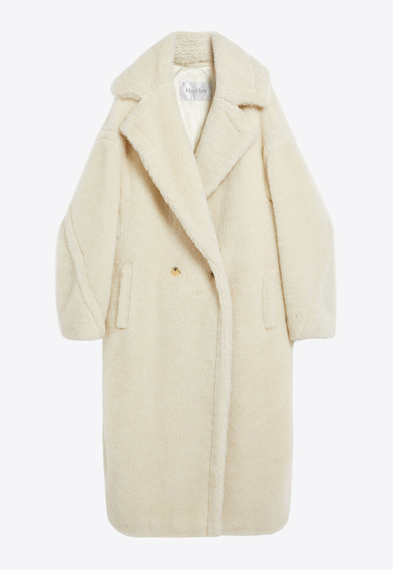 Max Mara Tedgirl Teddy Bear Icon Coat White 2421016042600TEDGIRL_001