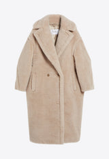 Max Mara Tedgirl Teddy Bear Icon Coat Sand 2421016042600TEDGIRL_002