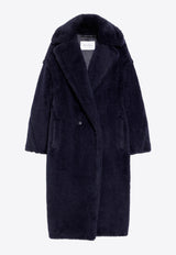 Max Mara Tedgirl Teddy Bear Icon Coat Blue 2421016042600TEDGIRL_005