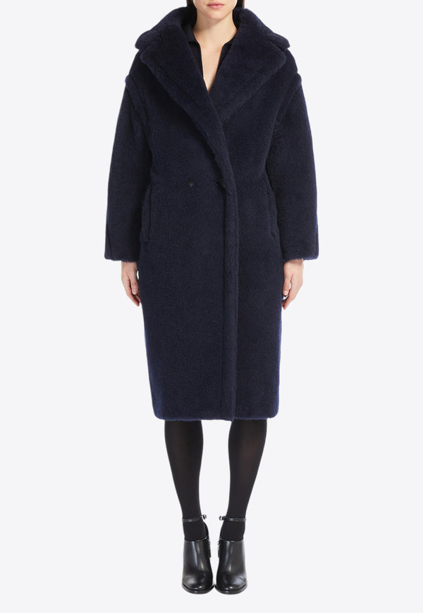 Max Mara Tedgirl Teddy Bear Icon Coat Blue 2421016042600TEDGIRL_005