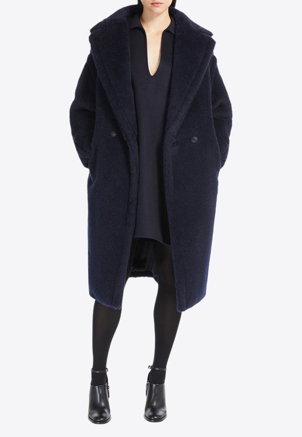 Max Mara Tedgirl Teddy Bear Icon Coat Blue 2421016042600TEDGIRL_005