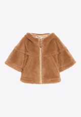 Max Mara Petalo Teddy Boxy Jacket Camel 2424736162600PETALO_001