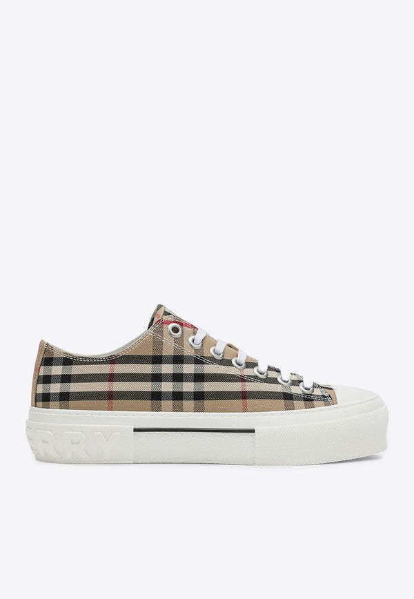 Burberry Checked Vintage Low-Top Sneakers Beige 8050506131833/P_BURBE-A7028