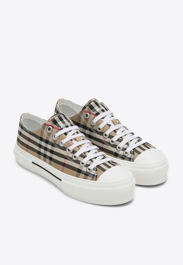 Burberry Checked Vintage Low-Top Sneakers Beige 8050506131833/P_BURBE-A7028