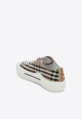 Burberry Checked Vintage Low-Top Sneakers Beige 8050506131833/P_BURBE-A7028