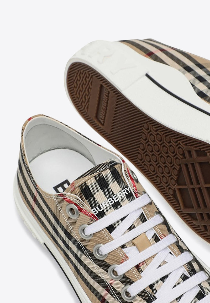 Burberry Checked Vintage Low-Top Sneakers Beige 8050506131833/P_BURBE-A7028