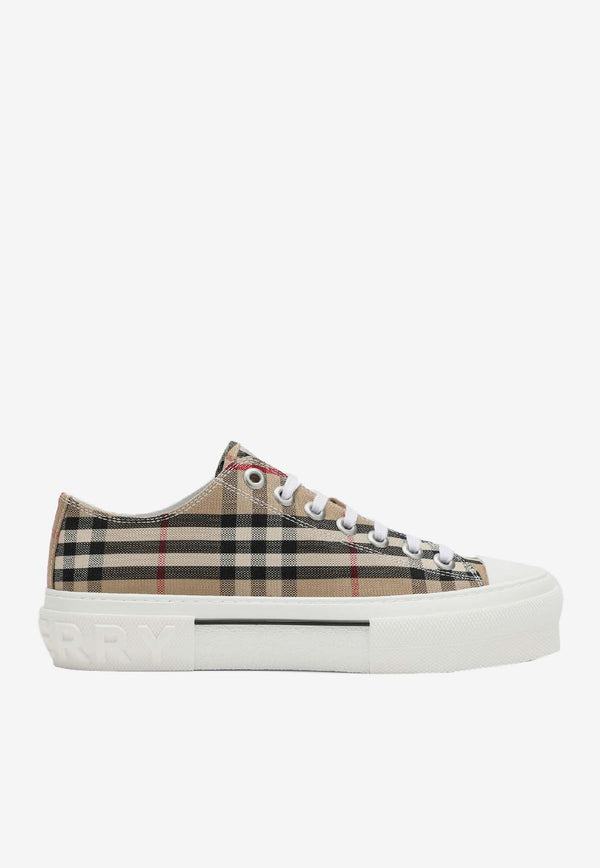 Burberry Vintage-Check Low-Top Sneakers Beige 8050506131833/S_BURBE-A7028