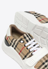 Burberry Paneled Checked Low-Top Sneakers 8050509131833/O_BURBE-A7028