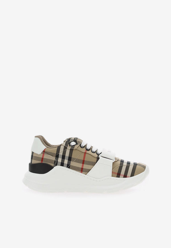 Burberry Checked Regis Low-Top Sneakers 8050509_131833_A7028