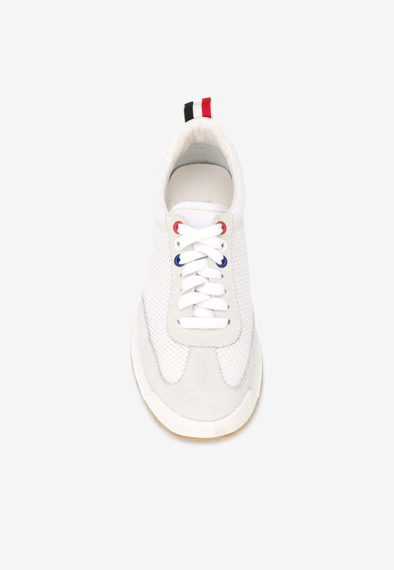 Thom Browne Tech Runner Low-Top Sneakers White FFD054A06552_100