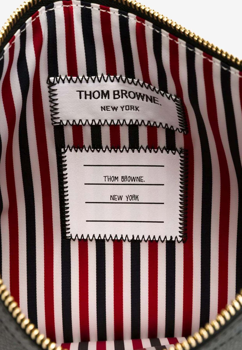 Thom Browne Small Grained Leather Document Holder Black MAC019L00198_001