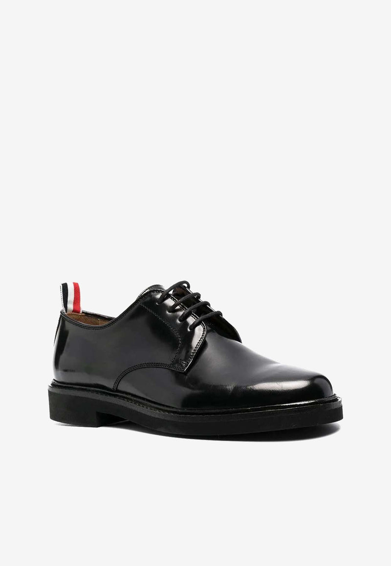 Thom Browne Uniform Calf Leather Derby Shoes Black FFD036A07524_001