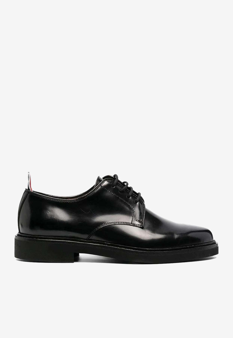 Thom Browne Uniform Calf Leather Derby Shoes Black FFD036A07524_001