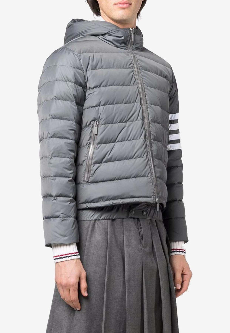 Thom Browne 4-bar Stripes Downfill Ski Jacket Gray MJD087X07259_035