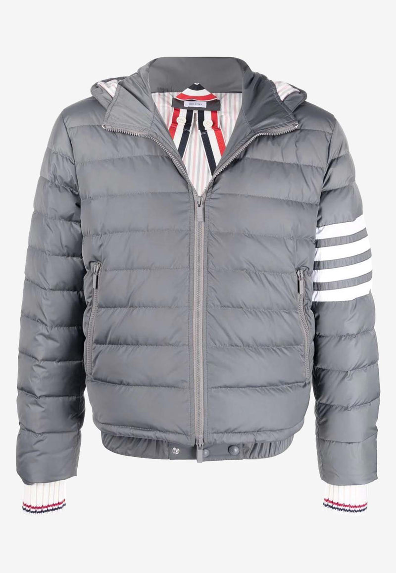 Thom Browne 4-bar Stripes Downfill Ski Jacket Gray MJD087X07259_035