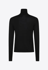 Max Mara Veloce Cashmere High-Neck Sweater Black 2421366172650VELOCE_011