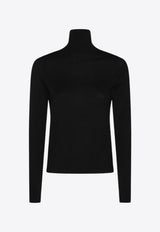 Max Mara Veloce Cashmere High-Neck Sweater Black 2421366172650VELOCE_011