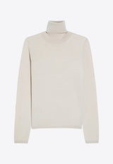 Max Mara Veloce Cashmere High-Neck Sweater Beige 2421366172650VELOCE_003