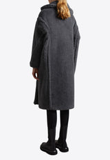 Max Mara Tedgirl Teddy Bear Wool-Blend Coat Graphite 2421016052600TEDDY1_001