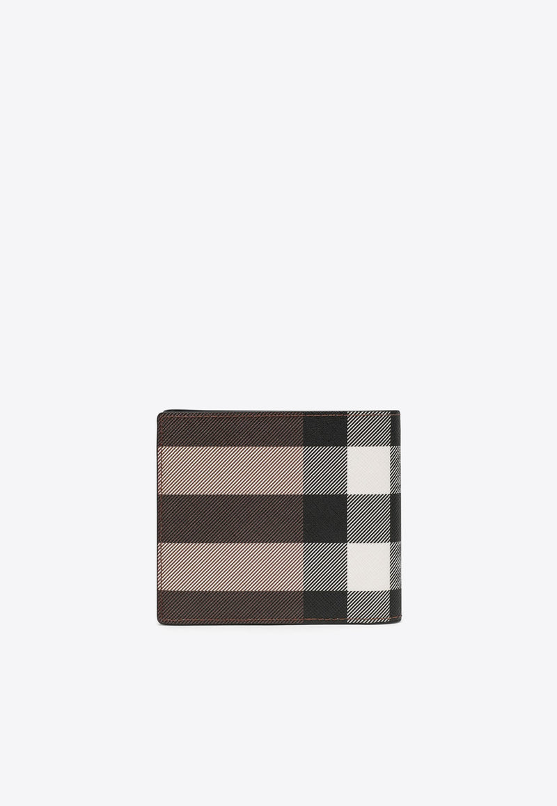 Burberry Bi-Fold Checked Leather Wallet 8052790116398/O_BURBE-A8900