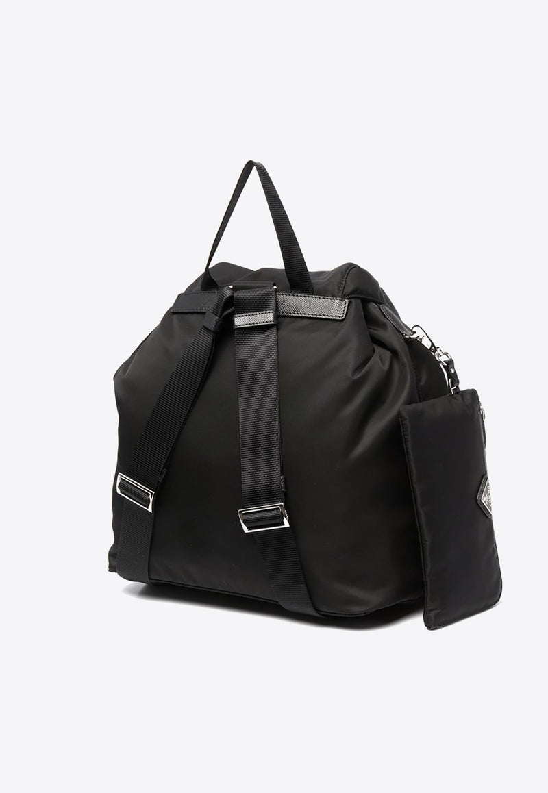 Prada Medium Re-Nylon Backpack Black 1BZ811VOTORV44_F0002