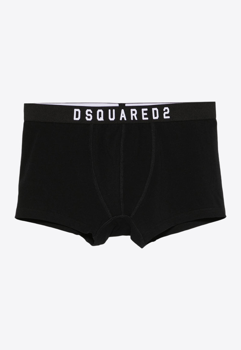 Dsquared2 Logo Waistband Boxers Black D9LC65620_00114