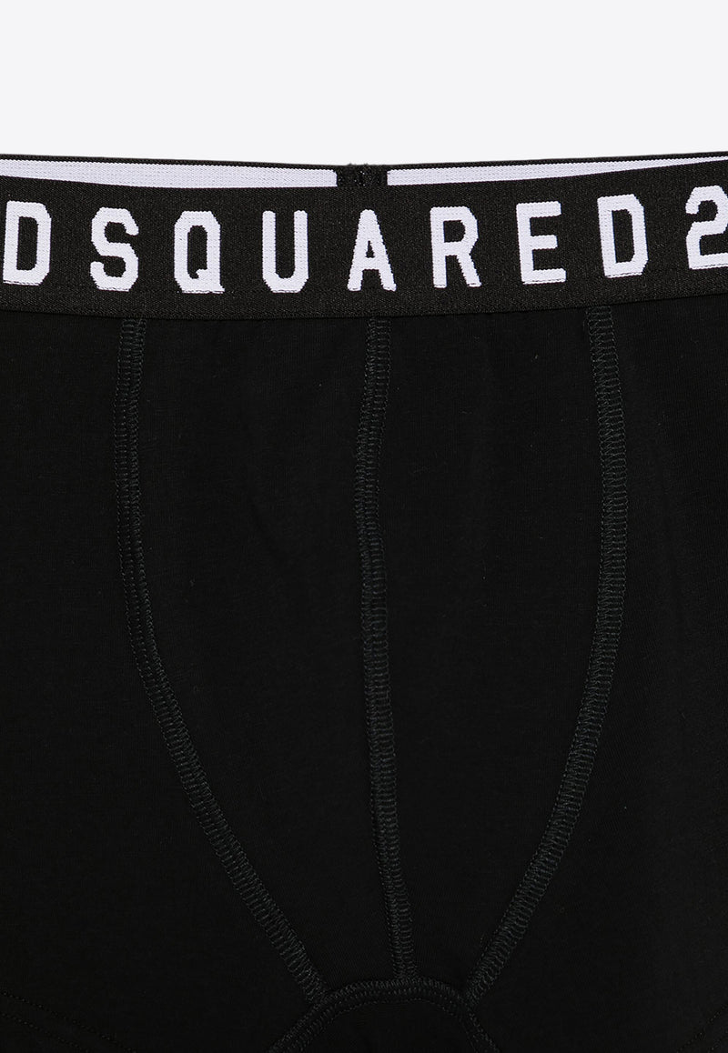 Dsquared2 Logo Waistband Boxers Black D9LC65620_00114