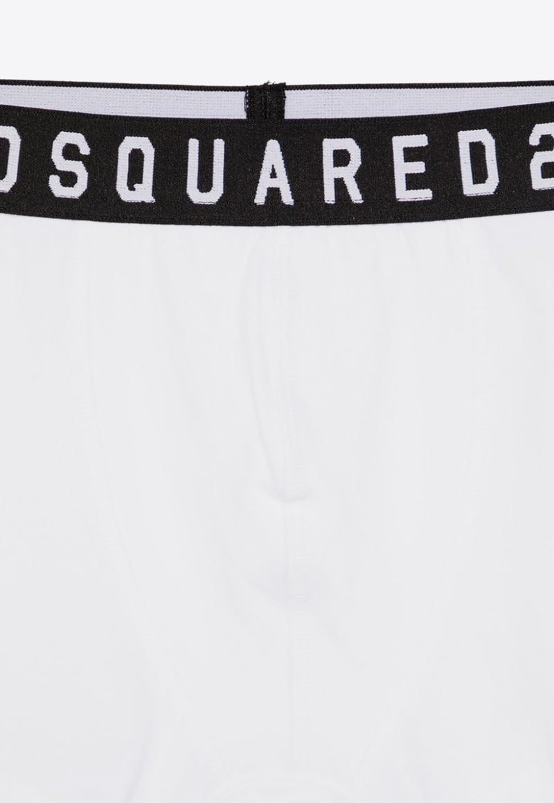 Dsquared2 Logo Waistband Boxers White D9LC65620_10012