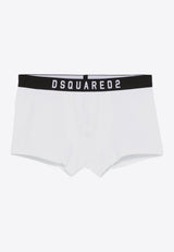 Dsquared2 Logo Waistband Boxers White D9LC65620_10014