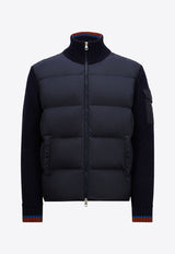 Moncler Padded Zip-Up Cardigan Navy J20919B00029M1172_775