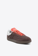 Adidas X Dingyun Zhang Samba Suede Sneakers Brown IF9704_brown oxide/brown oxide/surf red