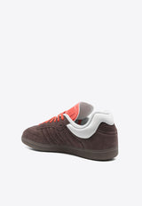 Adidas X Dingyun Zhang Samba Suede Sneakers Brown IF9704_brown oxide/brown oxide/surf red